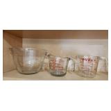 pyrex measuring bowls
