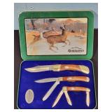 Remington Knife set and tin