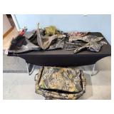 Turkey decoys and big decoy bag