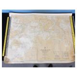 1967 Lake of the Woods fishing map