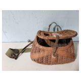 vtg creel w/ shoulder strap