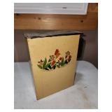 vtg tin container, slide top