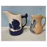 Sleepy Eye & Stoneware pitchers