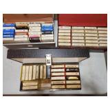 3 cases of 8 tracks