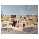 JFK  newspapers, LIFE magazine