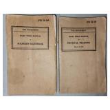 WWII Army field manuals