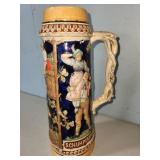 tall German beer stein
