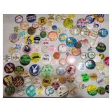 variety of buttons/pins