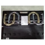 unused horse shoe set