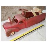 vtg childs riding firetruck