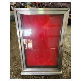 SS & glass display case