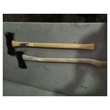 two axes