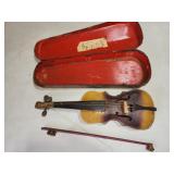 tiny violin and case