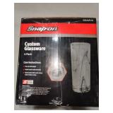 New SnapOn custom glassware