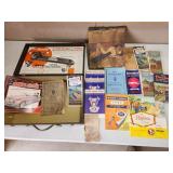 Packard, Plymouth manuals, old booklets, case