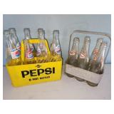 Pepsi bottles and vtg cases
