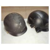 2 S biker helmets