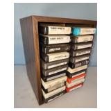 country 8 tracks and rack