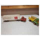 cattle truck, truck and trailer