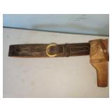 leather belt and holster