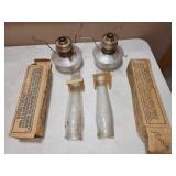Alladin lamps and chimneys