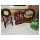 clocks, glass jar