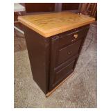 garbge can cabinet