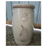 6 gal. Union Stoneware crock with cracks
