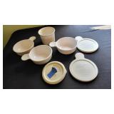 Corning Ware bowls, lids, missing one lid