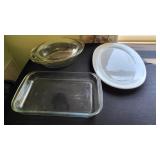casserole dishes, plate