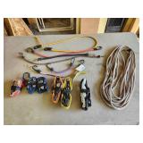 ropes, straps