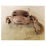 antique pulley