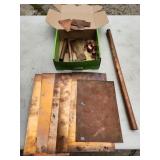 brass and copper pieces