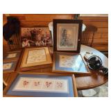 frames, prints, decor