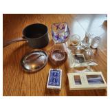 ashtrays, pot, misc