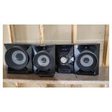 Sony CD/radio & speakers