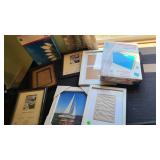 frames, lights, file folders