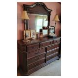 Beautiful Broyhill dresser and mirror