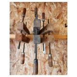 3 large Jorgenson wood clamps