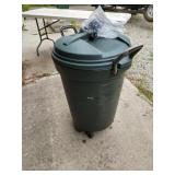 garbage can and lid