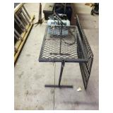 adjustable metal table/stand