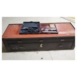 Kennedy box bottom and machinist tools
