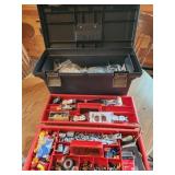 Rubbermaid toolbox & electrical supplies