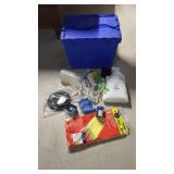 tote, rope, gloves, misc
