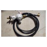 LP gas regulator and hose