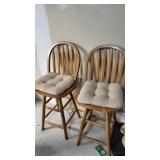 two bar stools