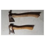 hatchet and drywall hammer