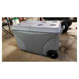 large cooler, split top