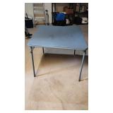 folding table, some slight rips