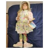 Christine Orange porcelain doll